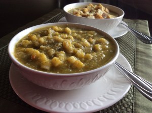 Italian light vegetable soup